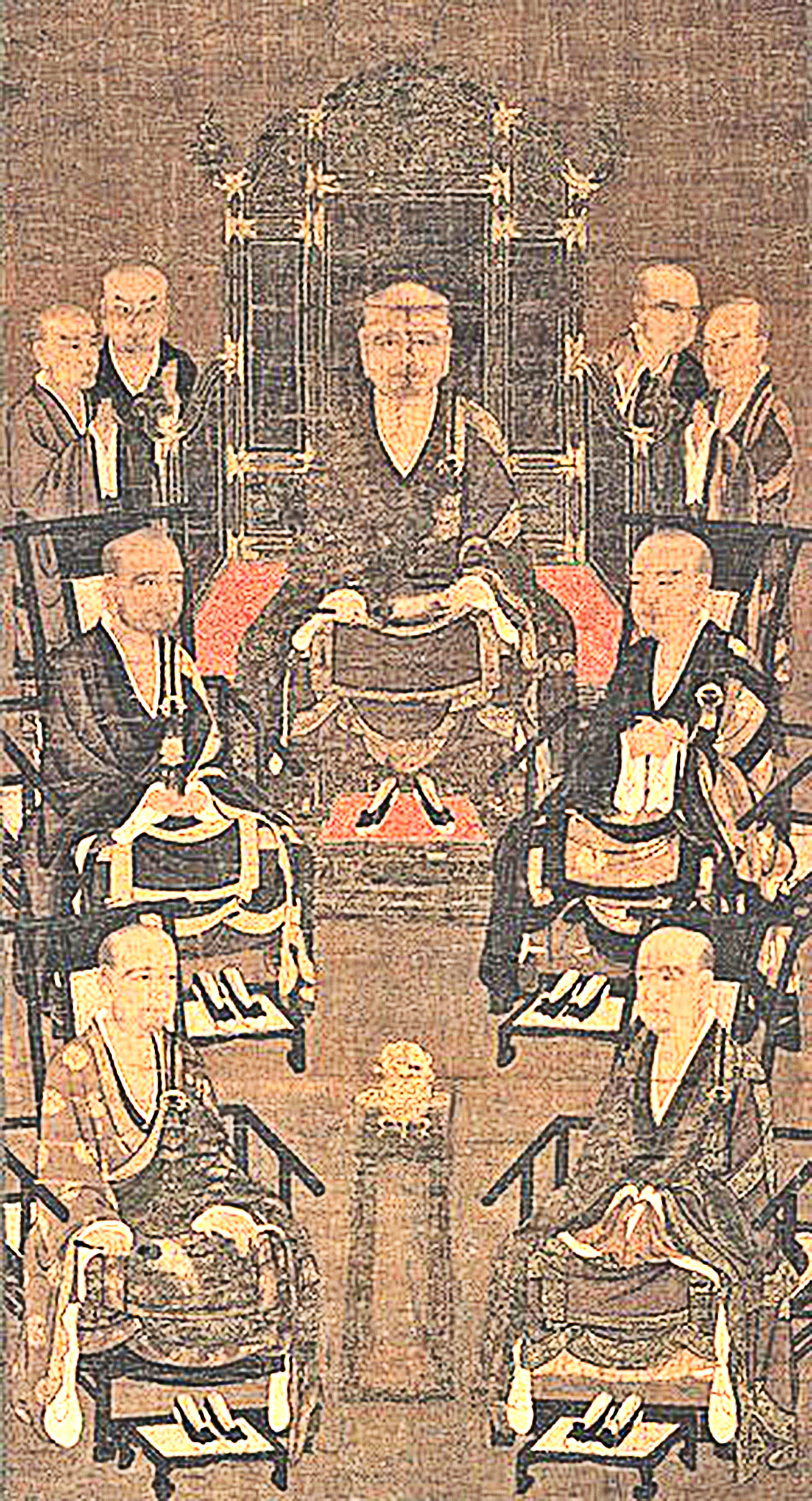 京都二尊院　13世紀　淨土五祖畫