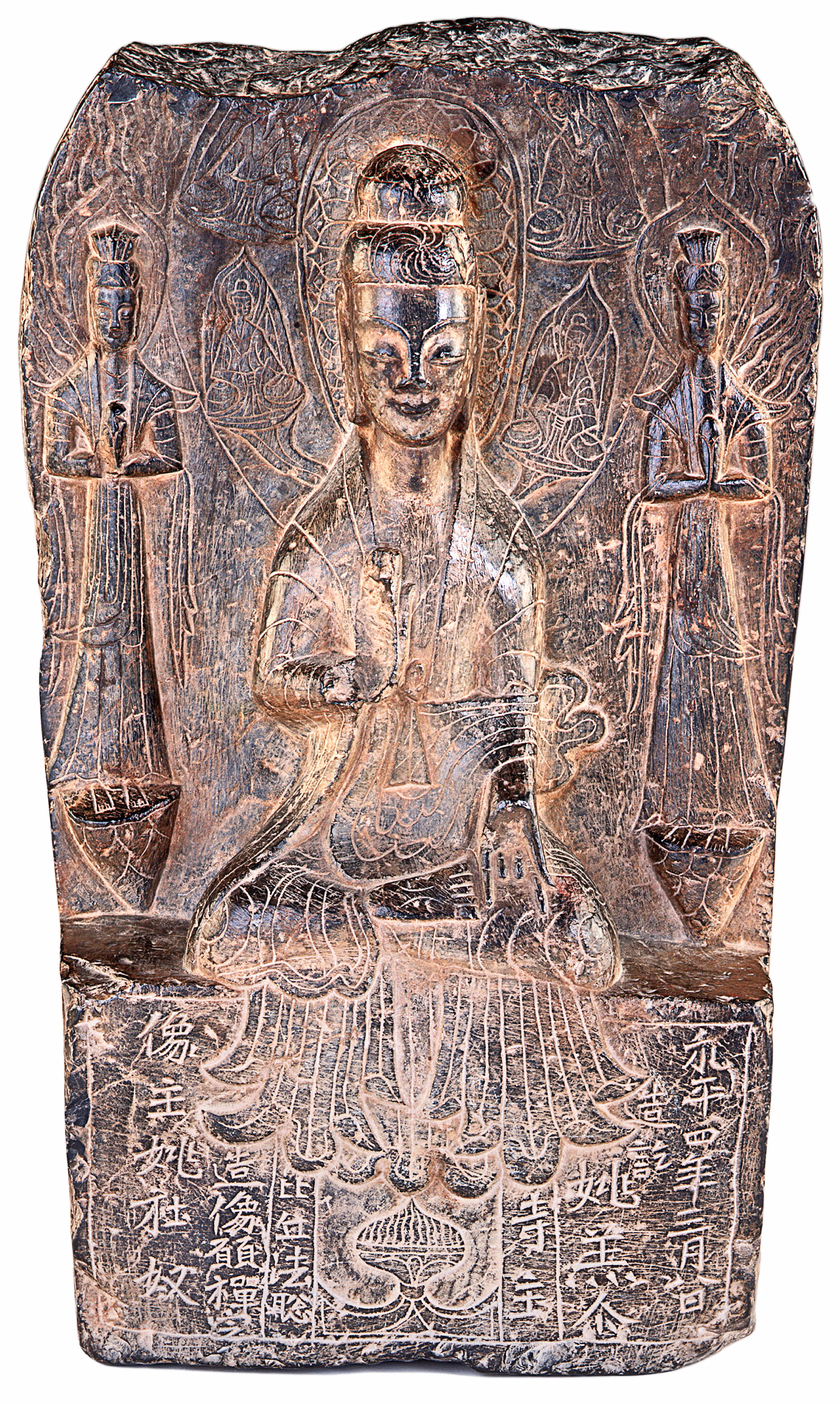 佛三尊佛碑（511）