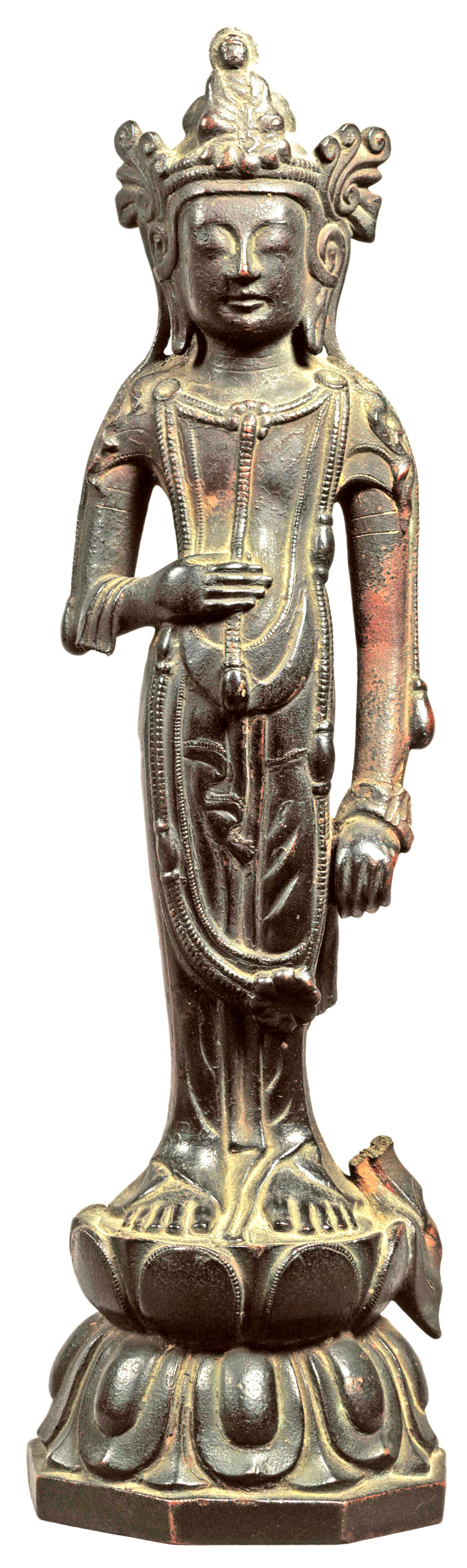 觀音菩薩立像　飛鳥時代（7世紀）　奈良國立博物館藏