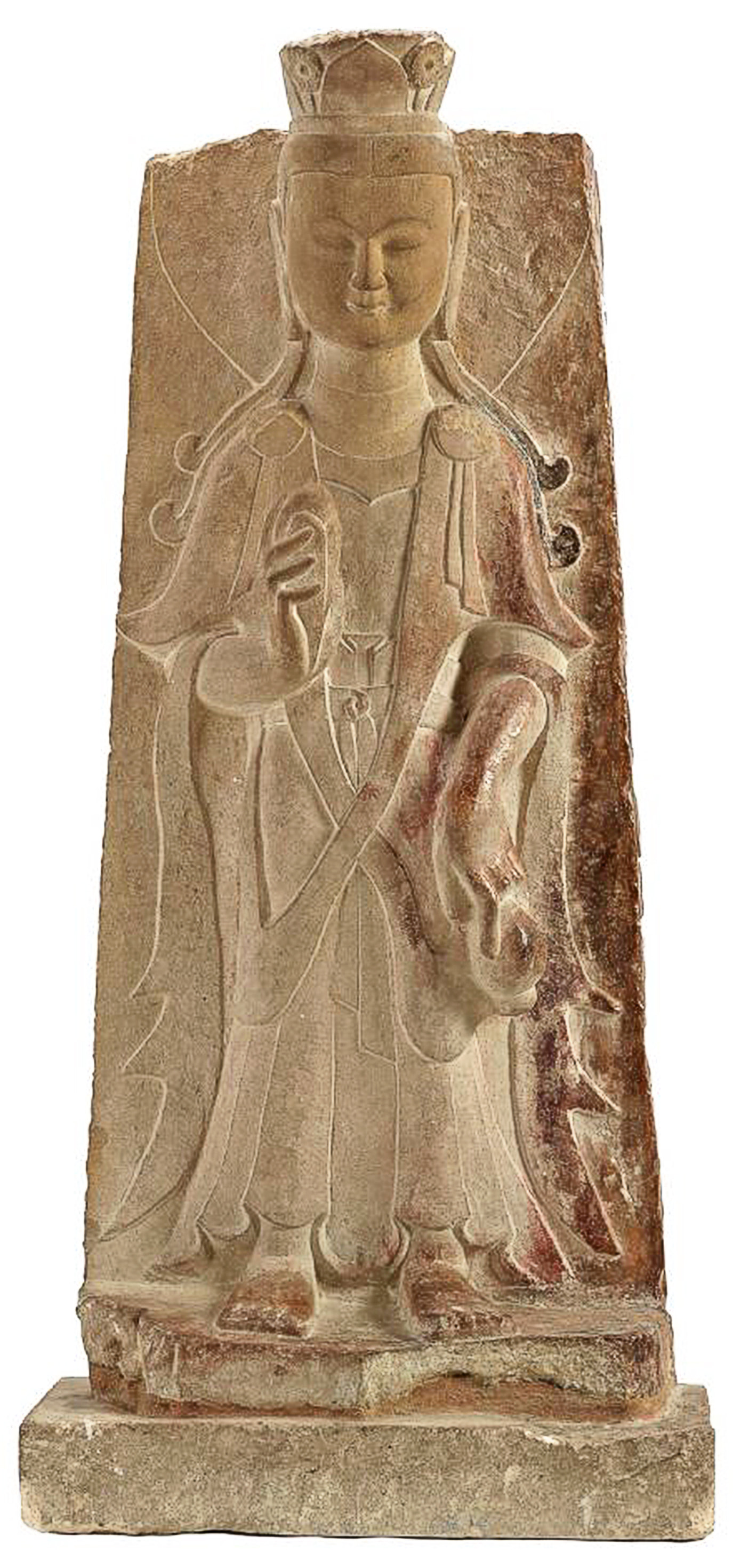 菩薩立像　鞏縣石窟寺第1窟　弗利爾美術館藏