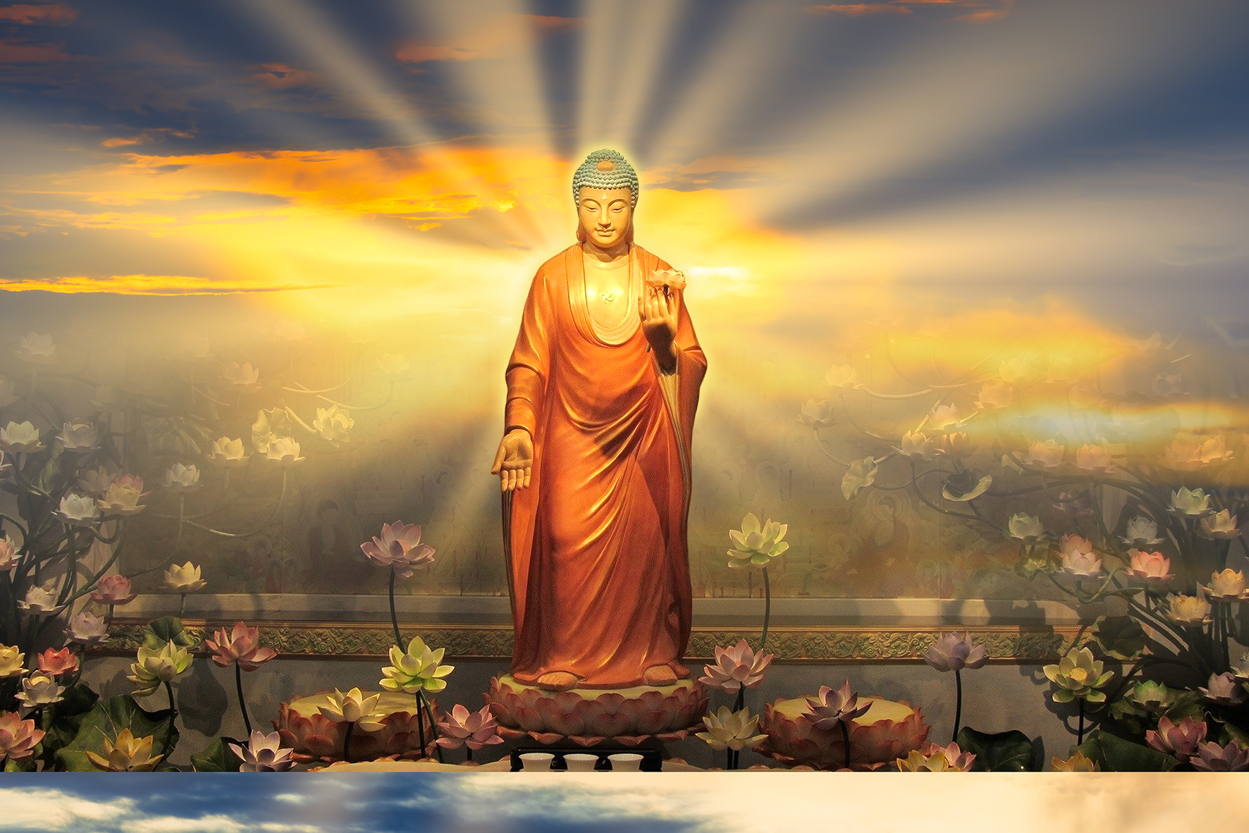 像大山一樣的阿彌陀佛