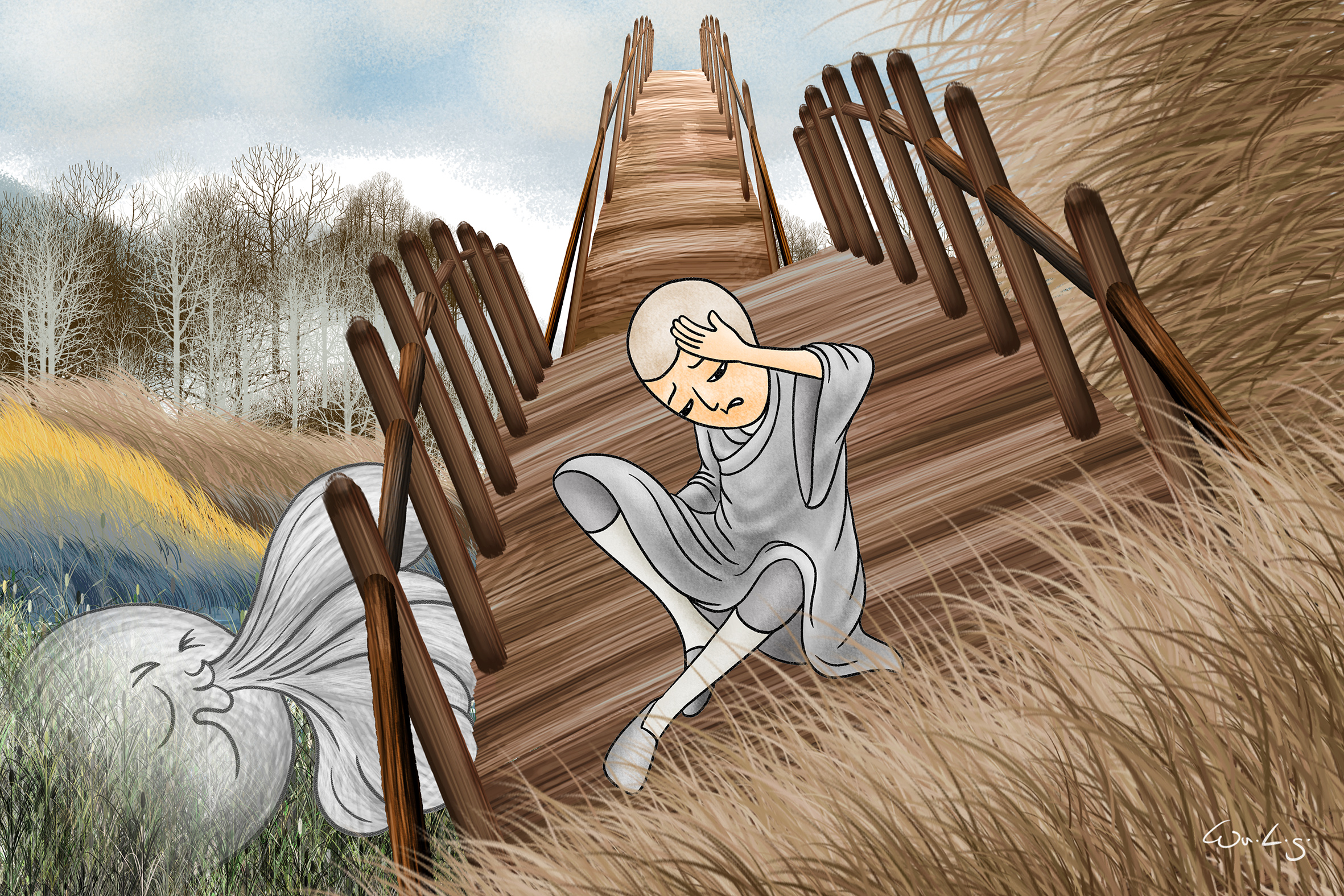 頁面 110 圖片 2 - 和尚反省