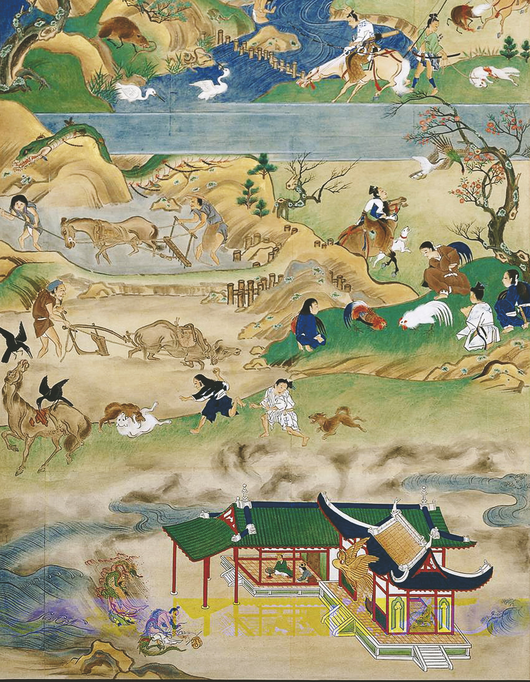 六道繪　獸界（下半部）