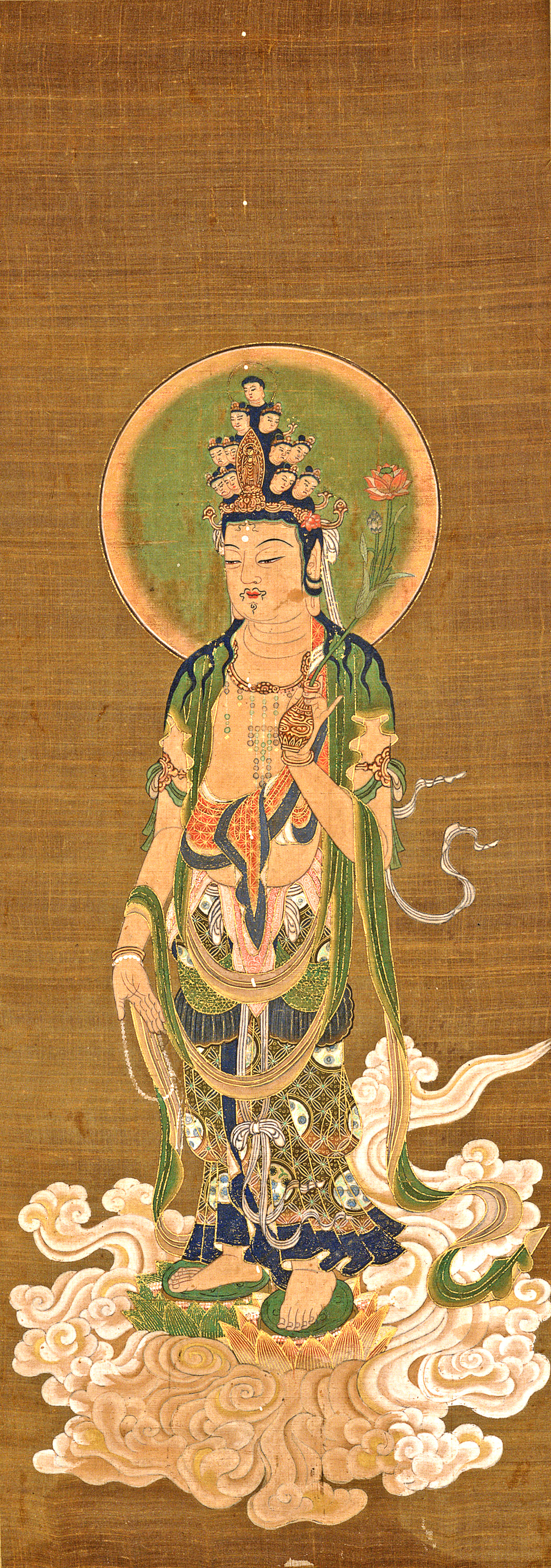 十一面觀音像　室町時代（1336-1573）　日本奈良國立博物館藏