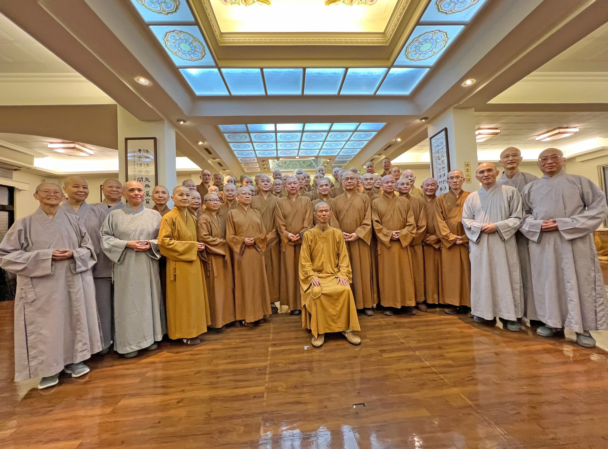 淨宗寺法師與美加澳法師合影