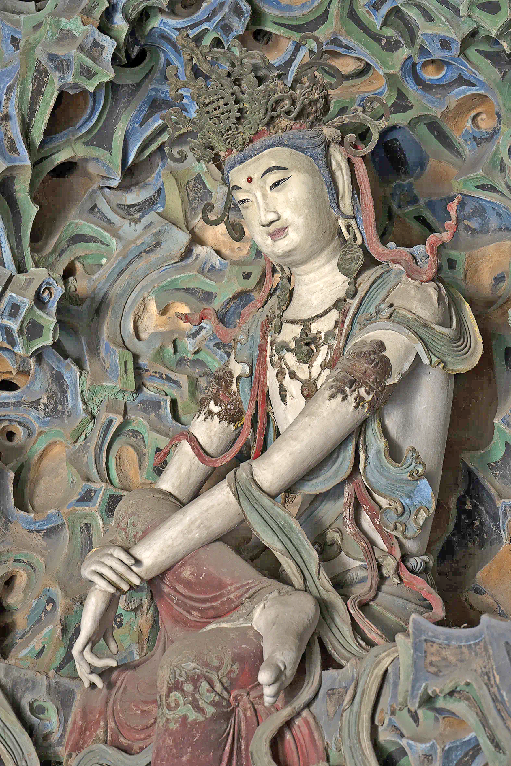 隆興寺 「倒坐觀音」像