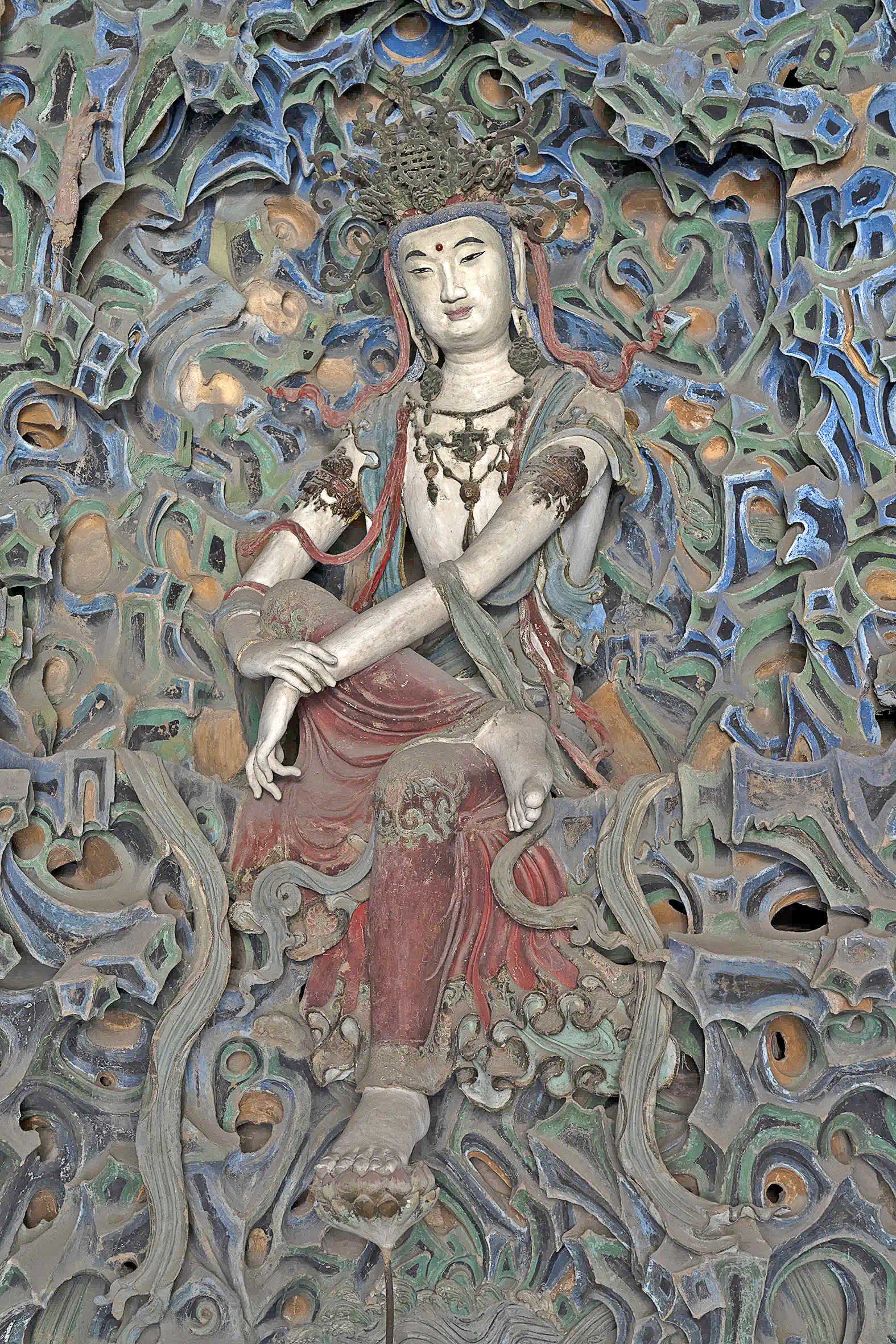 隆興寺 「倒坐觀音」像