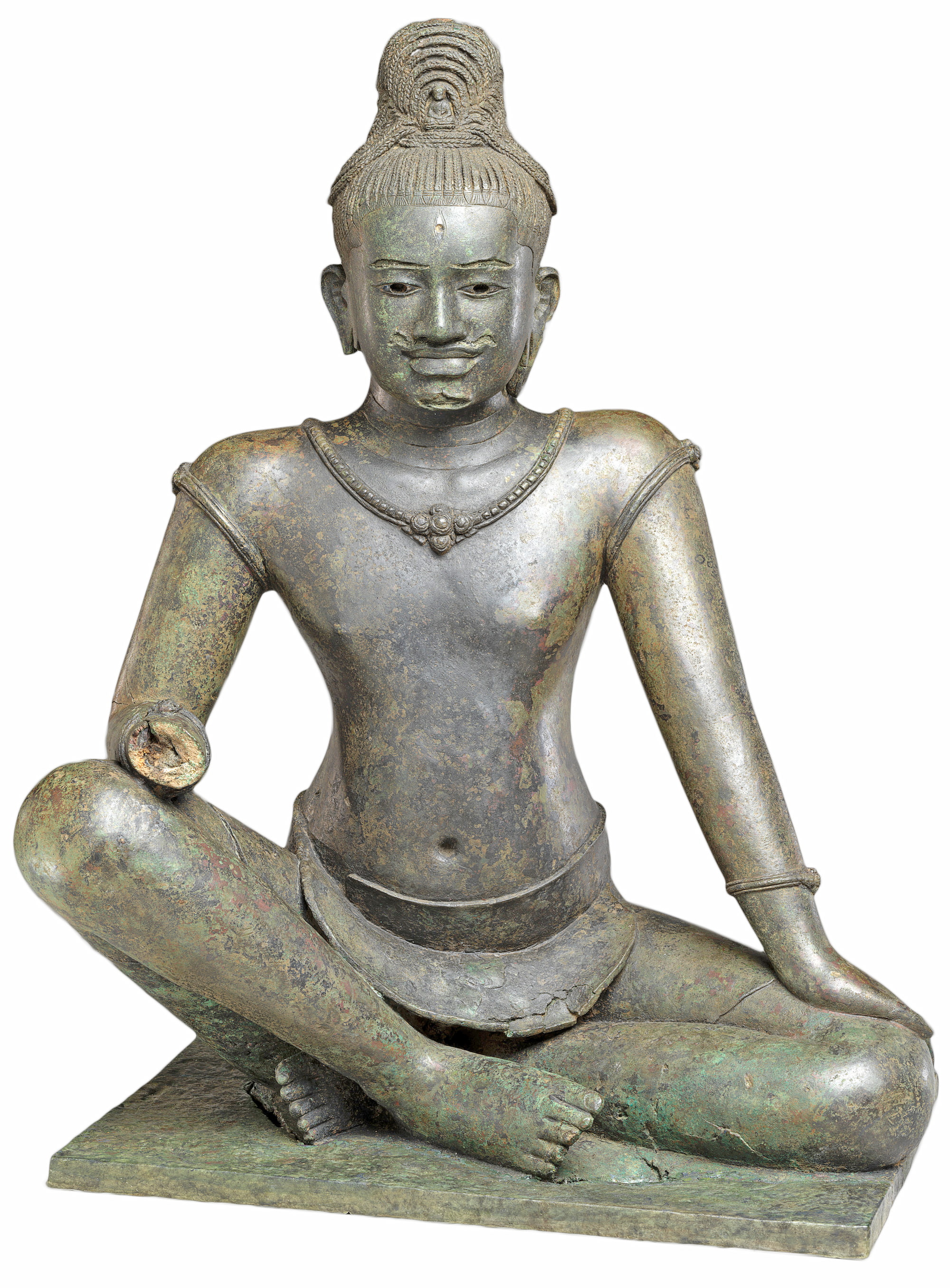 觀世音菩薩　泰國或柬埔寨　吳哥時期　10世紀　大都會藝術博物館藏