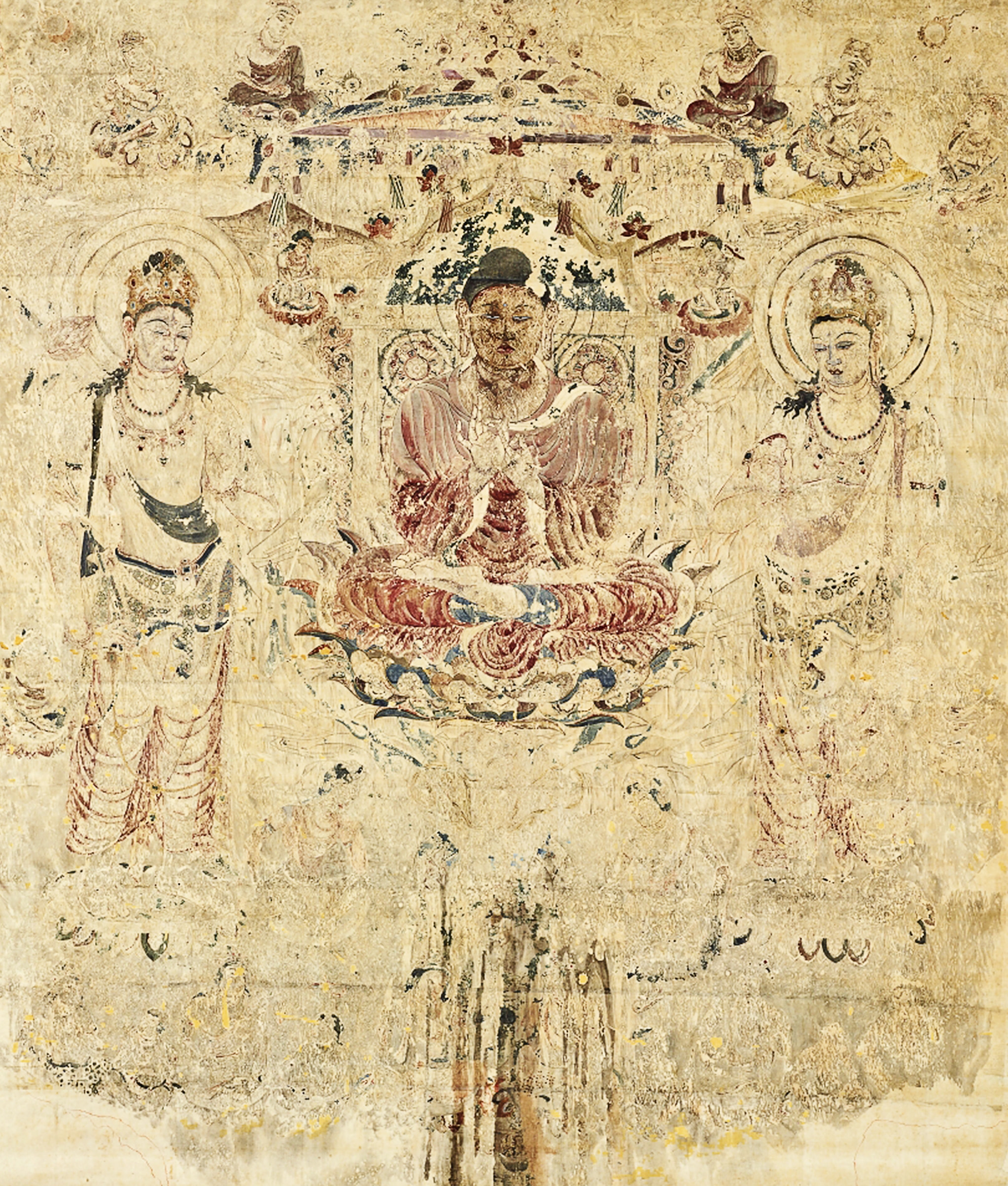 法隆寺金堂六號壁畫