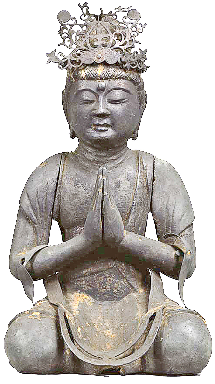 大勢至菩薩坐像　平安時代　12世紀　東京國立博物館藏