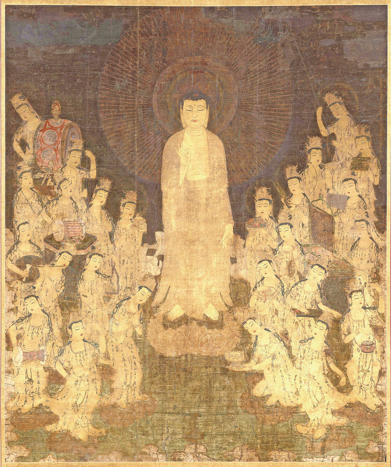 阿彌陀佛與二十五菩薩來迎圖