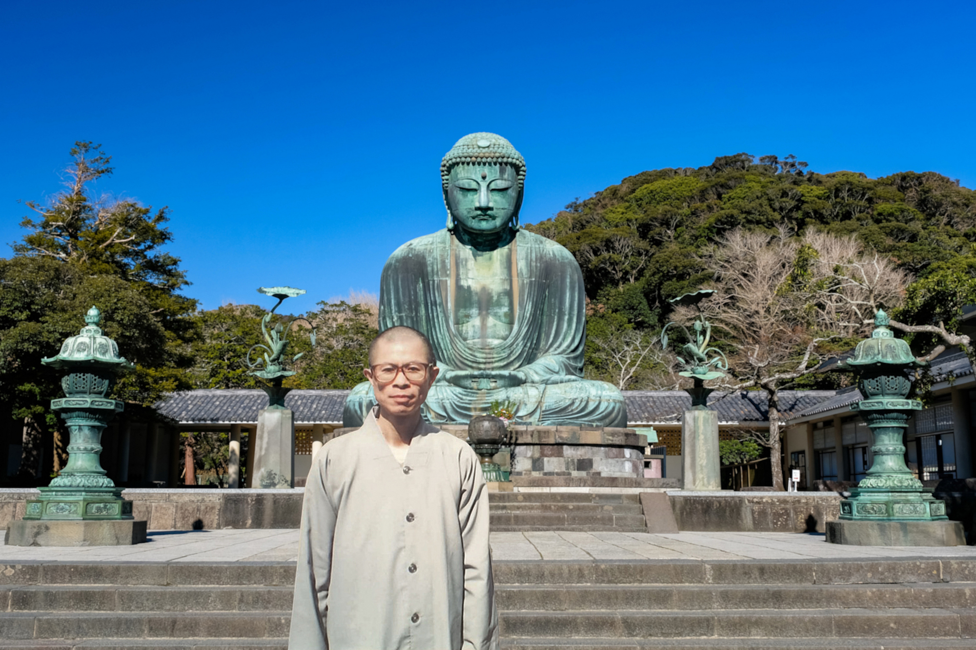 憇淨法師1991年於日本京都