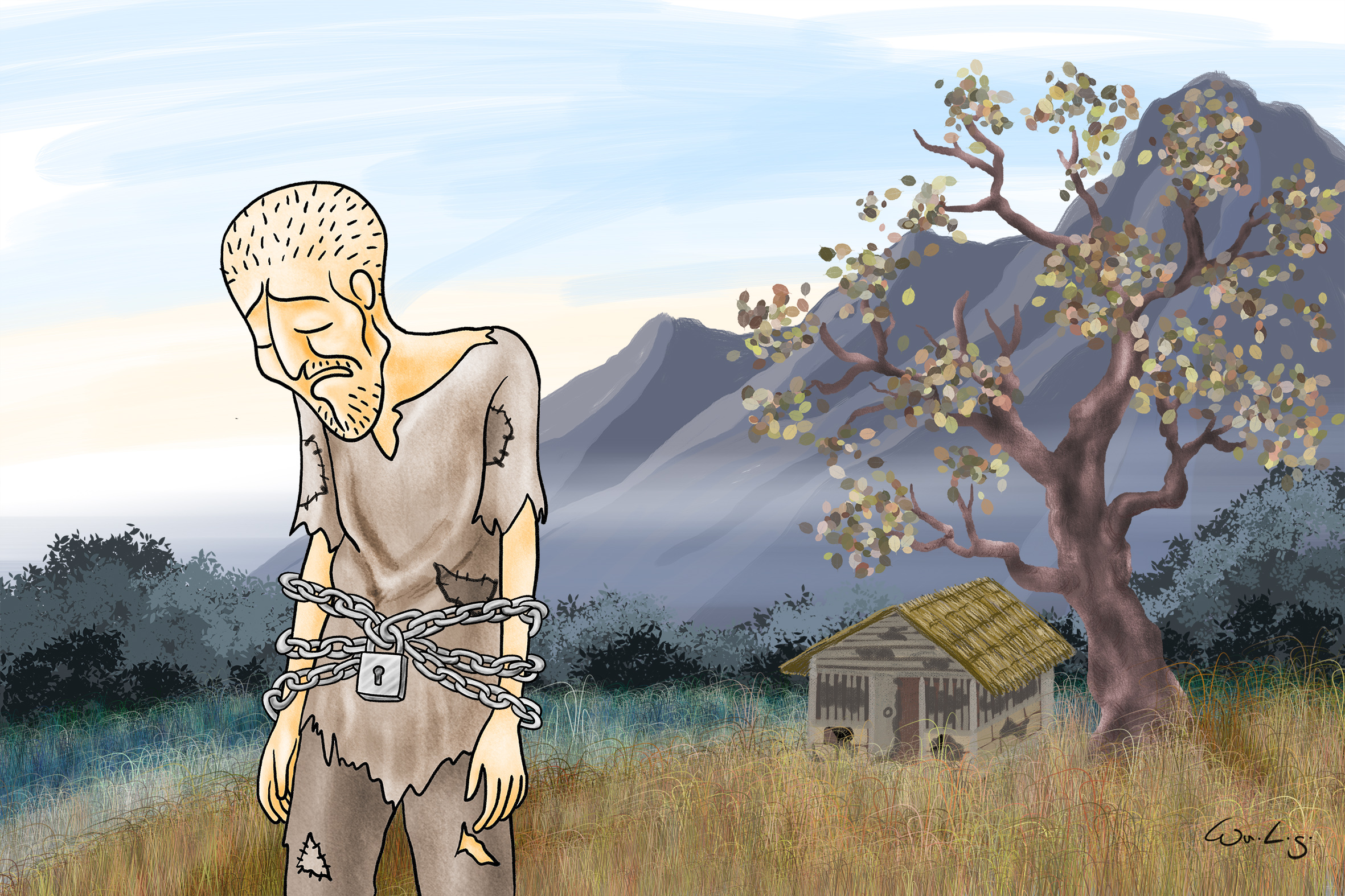 漫畫專欄-苦似一把鎖