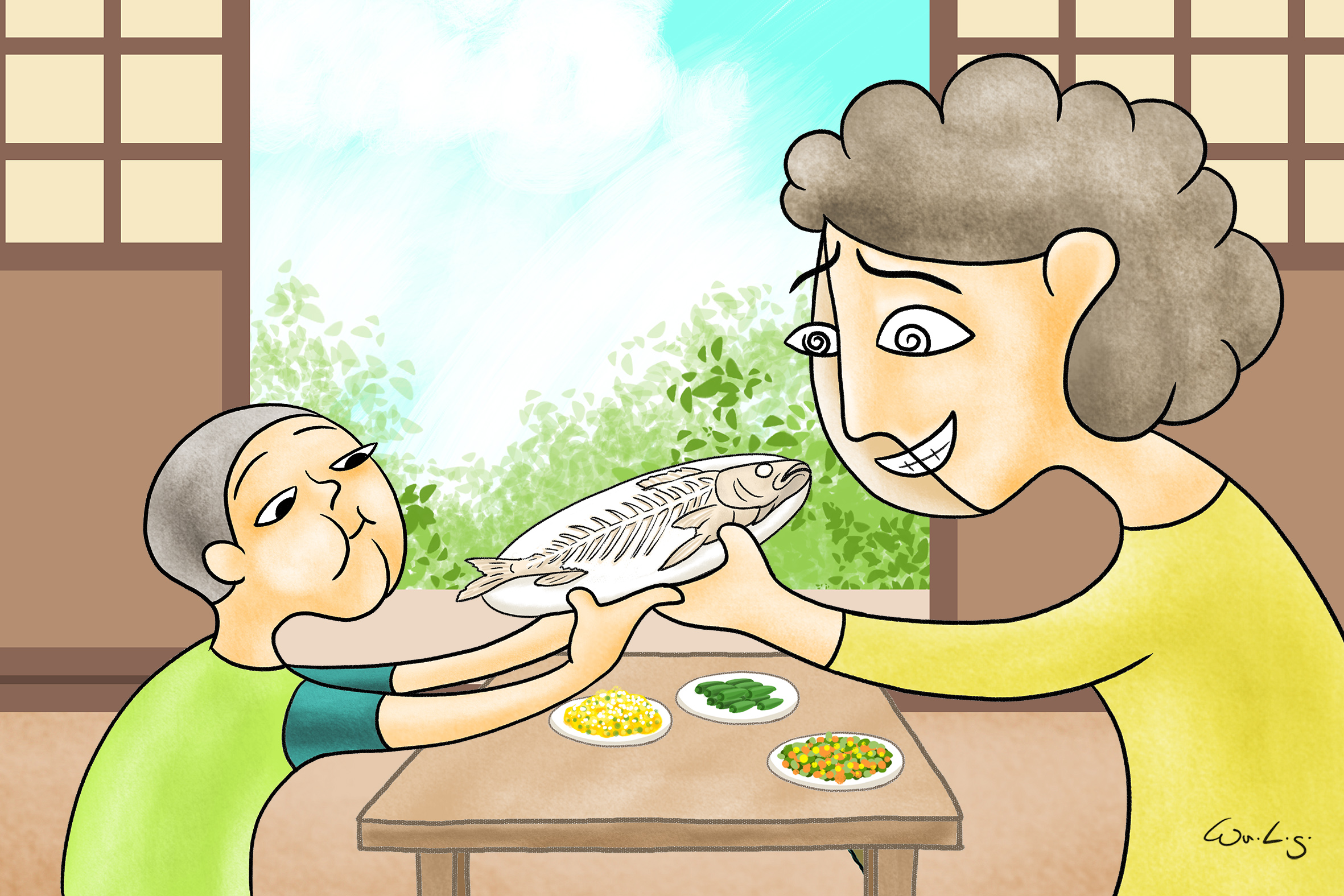 漫畫專欄-兒女不懂父母心