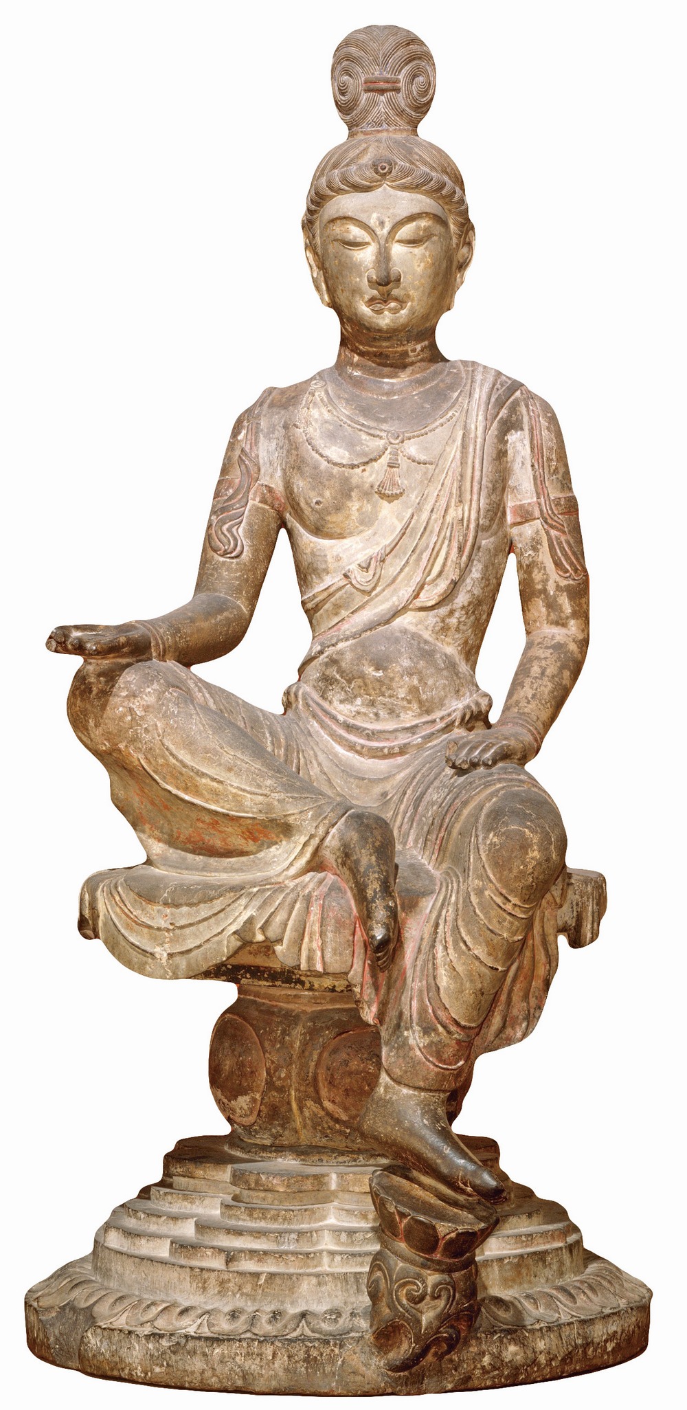 菩薩　唐代（618–907）　芝加哥藝術博物館藏