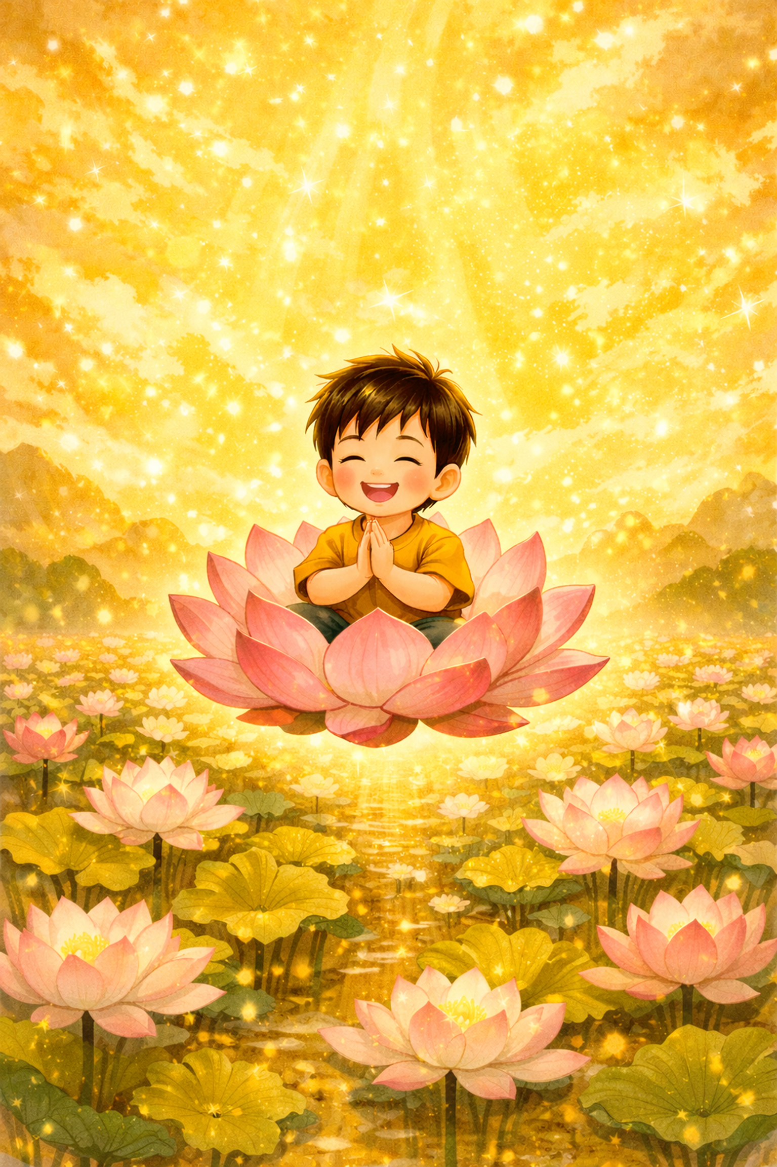 媽媽我要聽阿彌陀佛 - 插圖