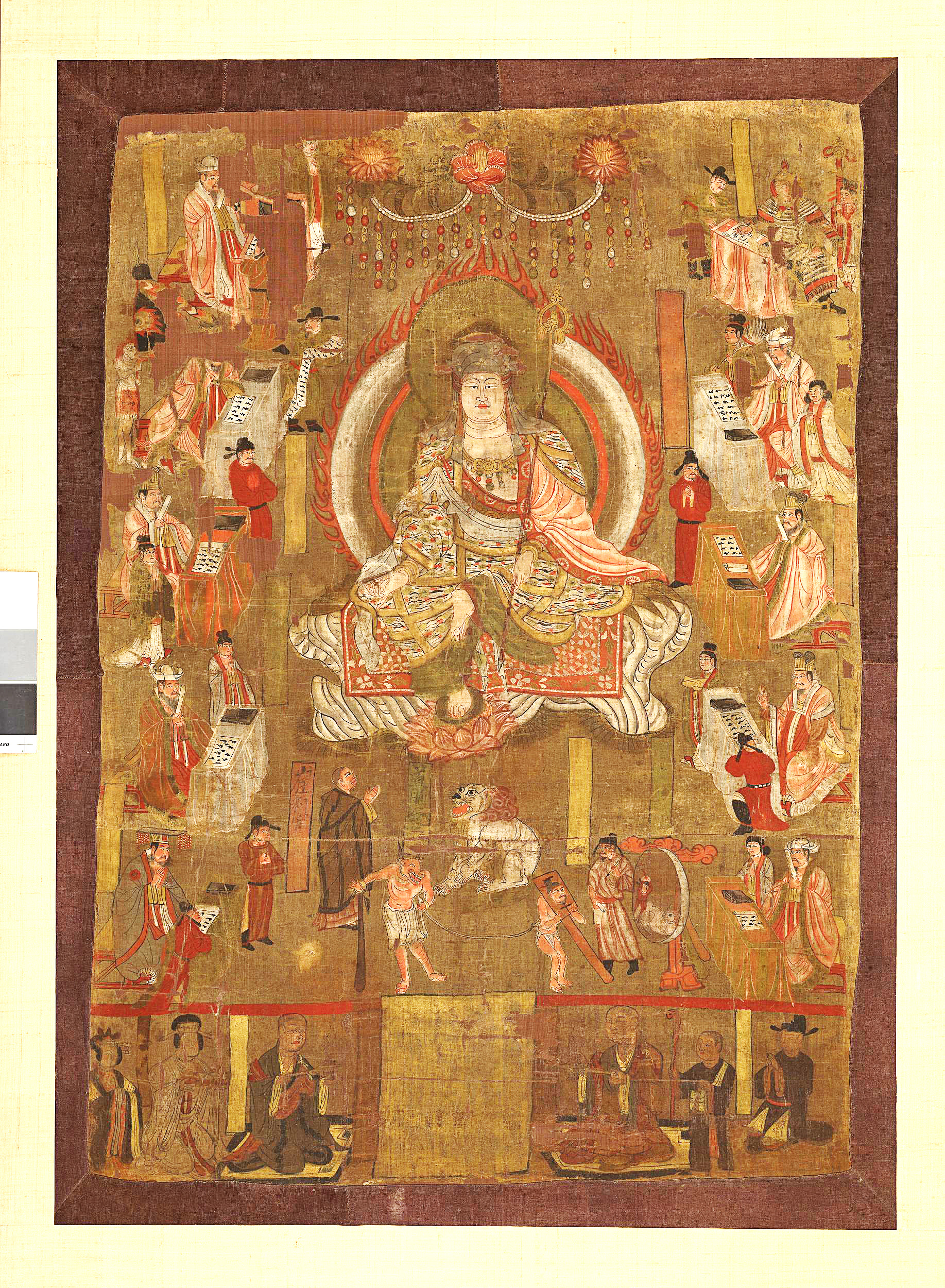 地藏菩薩 五代 莫高窟第十七窟 大英博物館藏